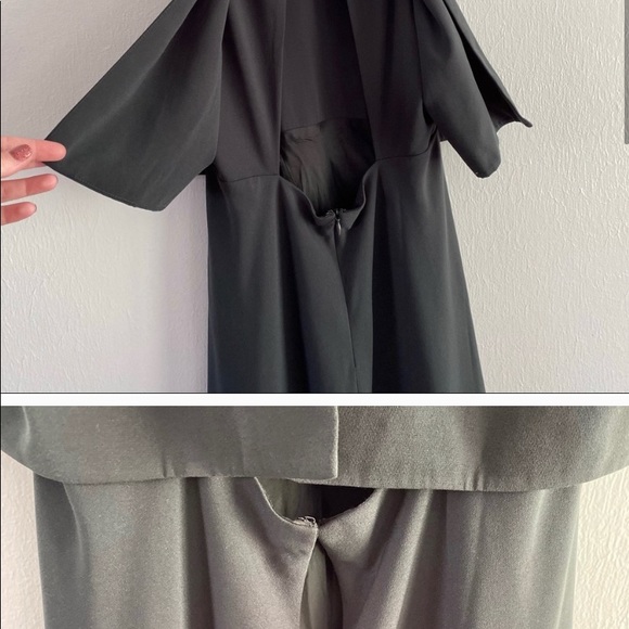 Jill Stuart BHLDN Green Iva Crepe Layered Dress 8 - Picture 2 of 6